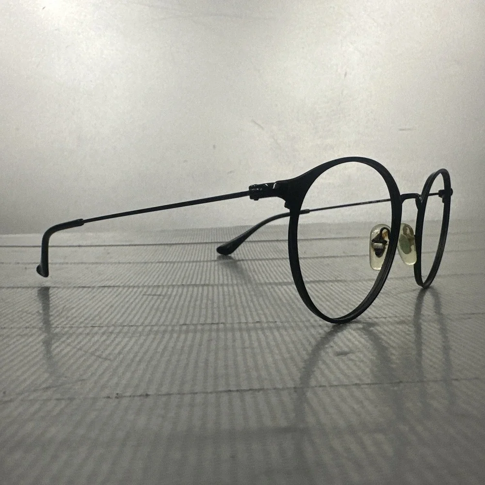 Ray-Ban RB 6378 2904 Black Round Metal Eyeglasses FRAMES ONLY 49[]21-145
